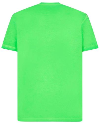 DSquared² T-shirt Icon con stampa - Verde
