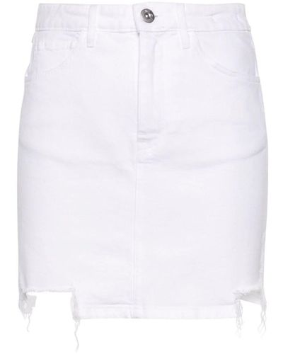 3x1 `Celine` Mini Skirt - White