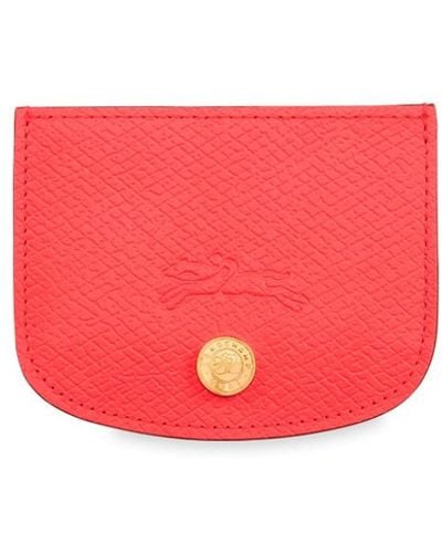 Longchamp `Epure` Card Holder - Pink