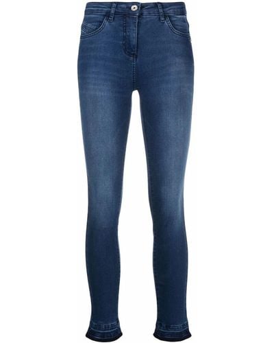 Patrizia Pepe High-waisted Skinny Jeans - Blue