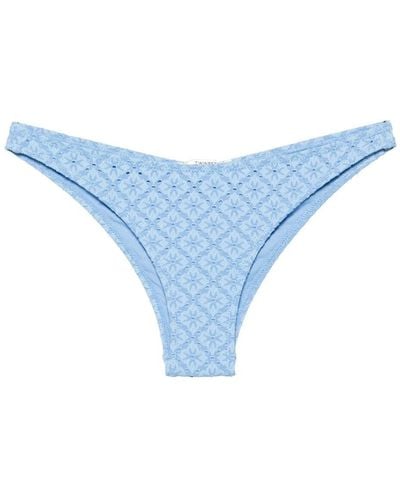 Twin Set Brazilian Bikini Slip - Blue