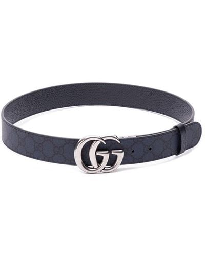 Gucci `Gg Marmont` Belt - Blue