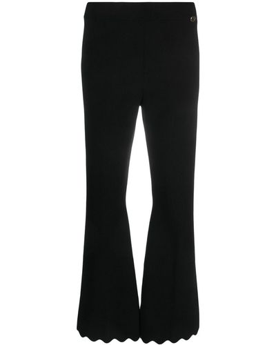 Twin Set Knitted Trousers - Black