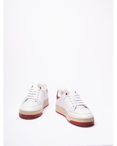 Saint Laurent Sneakers sl61 in pelle liscia - Bianco