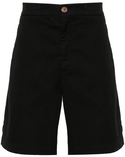 Brunello Cucinelli Cotton Bermuda Shorts - Black