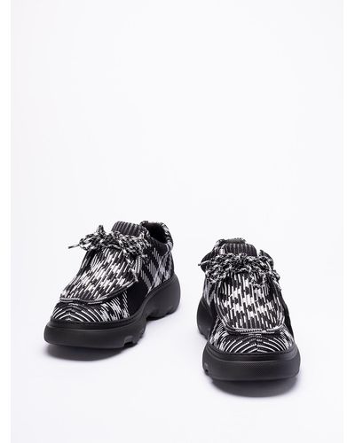 Burberry `Creeper` Lace-Up Shoes - Nero
