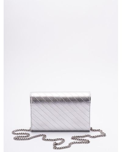 Gucci ` Blondie` Wallet With Chain - Bianco