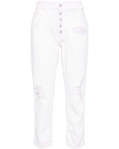 Dondup `Koons Gioiello` 5-Pocket Jeans - White