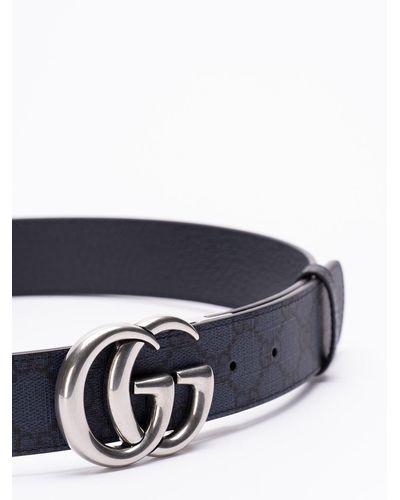 Gucci Cintura 'Gg Marmont' - Blu