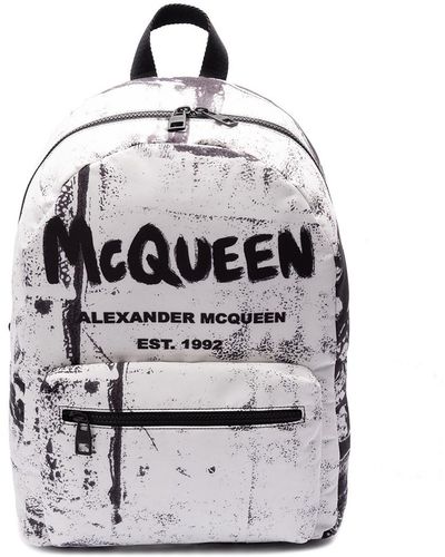 Alexander McQueen Metropolitan Backpack - White