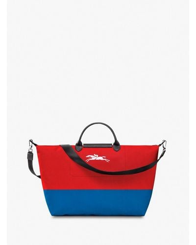 Longchamp ` X Bob` Travel Bag - Rosso