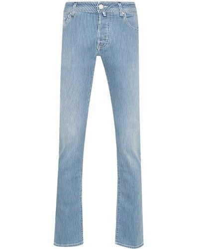 Jacob Cohen Nick Striped Jeans - Blue