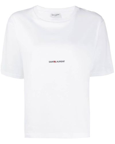 Saint Laurent ` Rive Gauche` T-shirt - White