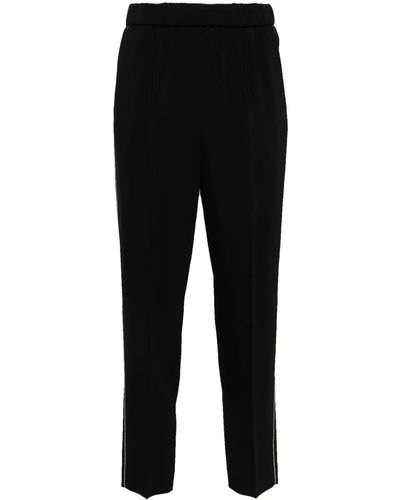 Peserico Tapered Trousers - Black