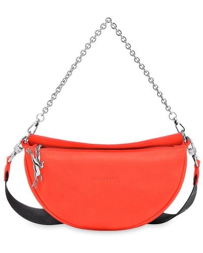 Longchamp `smile` Small Crossbody Bag - Red