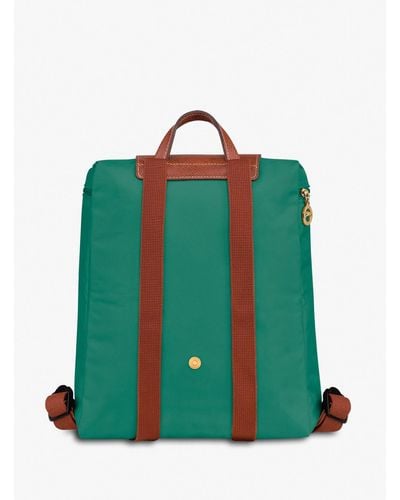 Longchamp `Le Pliage Original` Medium Backpack - Verde