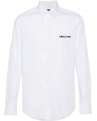 Fendi `made In ` Shirt - White