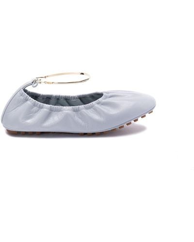 Fendi ' Filo' Ballet Flats - Blue