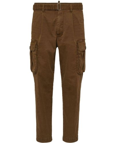 DSquared² `Hunter` One Pleat Trousers - Brown
