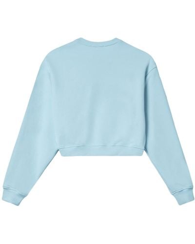 hinnominate Cropped Sweatshirt - Blu