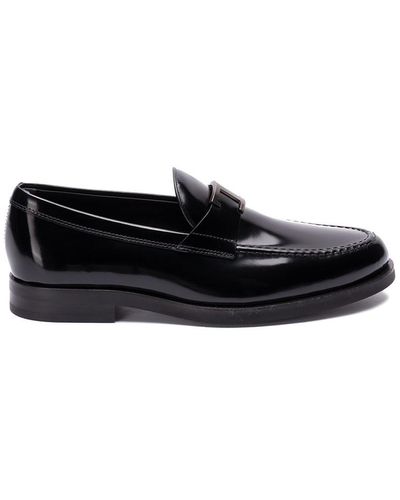 Tod's `T Timeless` Loafers - Black