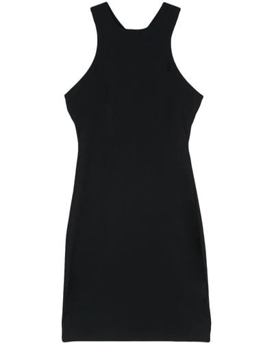 Patrizia Pepe Cut-out Detail Sleeveless Dress - Black