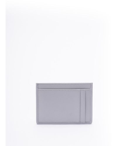 Miu Miu Matelassé Nappa Leather Card Holder - Bianco