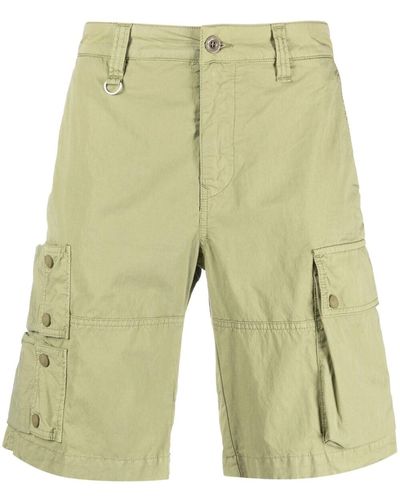 Belstaff Cotton Cargo Shorts - Green