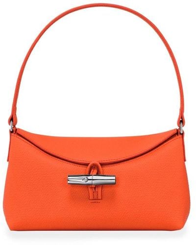 Longchamp `Roseau` Small Handbag - Red