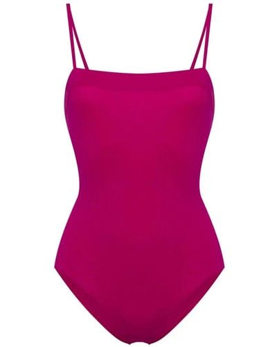 Eres Aquarelle Square-neck Swimsuit - Pink