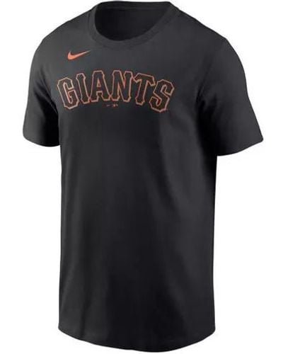 Nike T-Shirt MLB San Francisco Giants Wordmark Noir