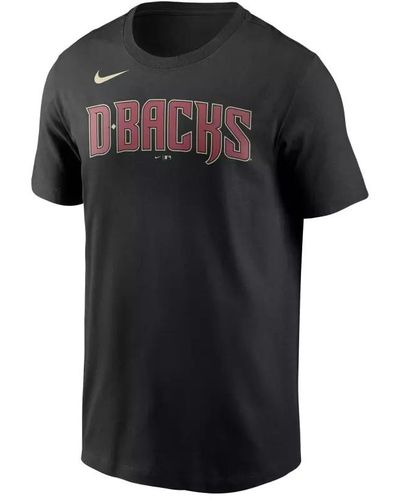 Nike T-Shirt MLB Arizona Diamondbacks Wordmark Noir