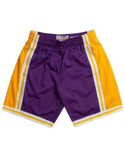 Mitchell & Ness Short NBA Los Angeles Lakers 1984-85 Swingman Violet