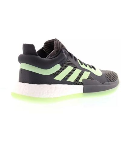 adidas Chaussure de Basketball Marquee Boost Low Gris/Vert - Multicolore
