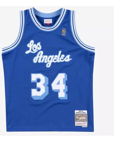 Mitchell & Ness Maillot NBA swingman Shaquille O'Neal Los Angeles Lakers 1996-97 Hardwood Classics Bleu