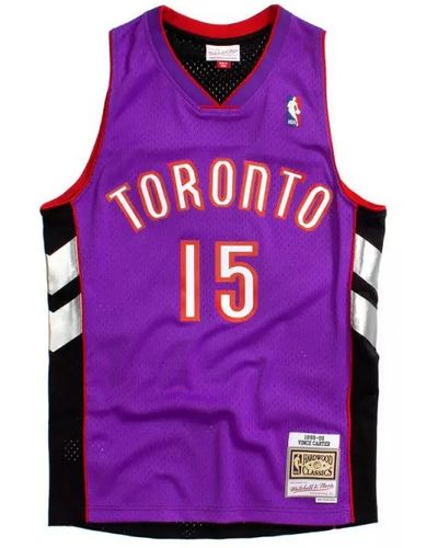 Mitchell & Ness Maillot NBA swingman Vince Carter Toronto Raptors 1999-00 Hardwood Classics Violet