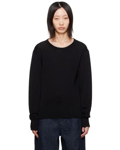 Lemaire Crewneck Sweater - Black