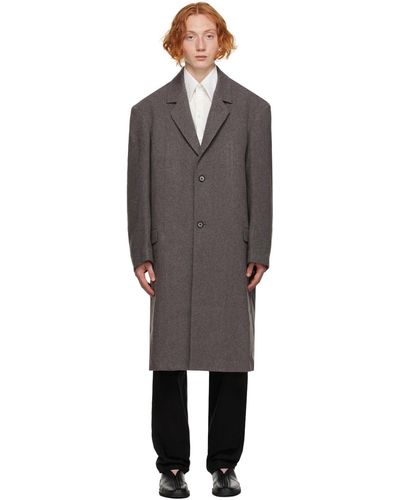 Lemaire Gray Wool Suit Coat