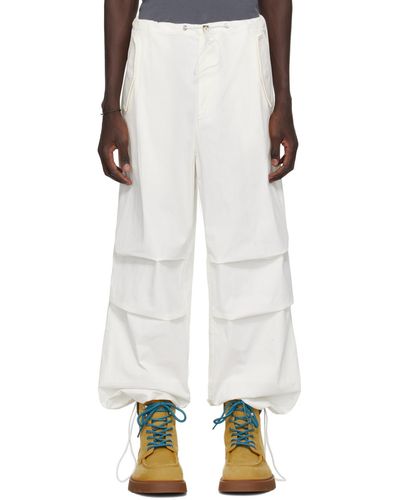 Dion Lee Off White toggle Trousers