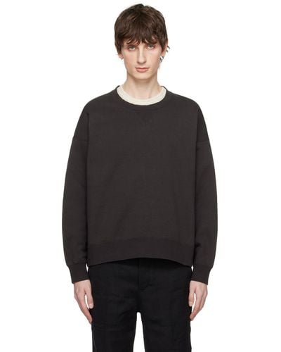 Visvim Ultimate Jumbo Sb Sweatshirt - Black