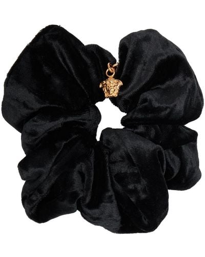 Versace Black Medusa Scrunchie