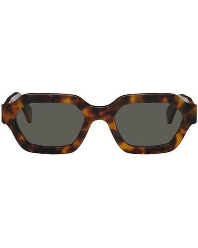 Retrosuperfuture Tortoiseshell Pooch Sunglasses - Black