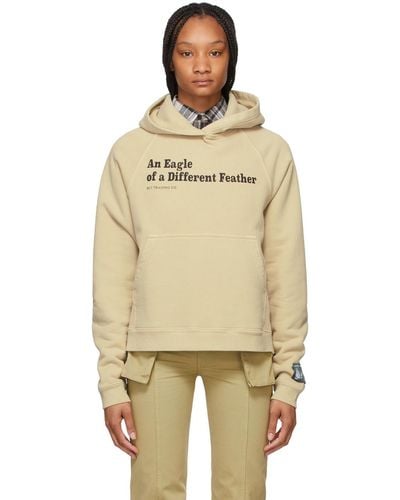 Reese Cooper 'eagle Of A Different Feather' Hoodie - Natural