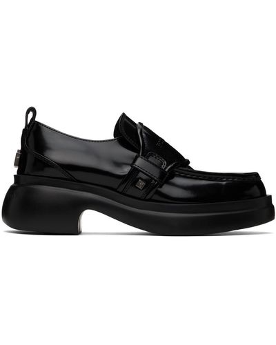 WOOYOUNGMI Vamp Strap Loafers - Black