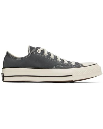 Converse Grey Chuck 70 Vintage Sneakers - Black