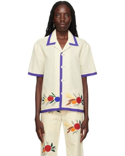 Bode Off-white Fruit Bunch Shirt - Multicolor