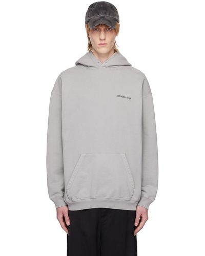Pull gris balenciaga sale