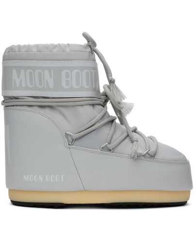 Moon Boot Bottes basses icon grises