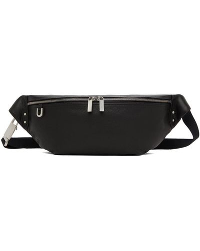 Rick Owens Soft Grain Cow Leather Pouch - Black