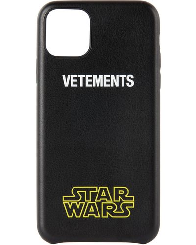 Vetements Star Wars Edition Logo Iphone 11 Pro Max Case - Black